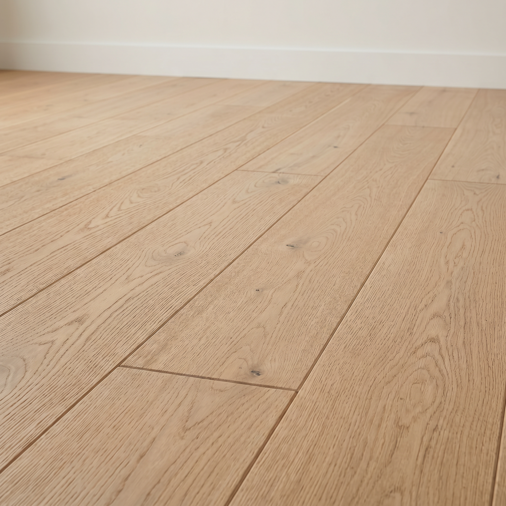 American White Oak Engineered Hardwood — 7.5" Wide, Wire-Brushed